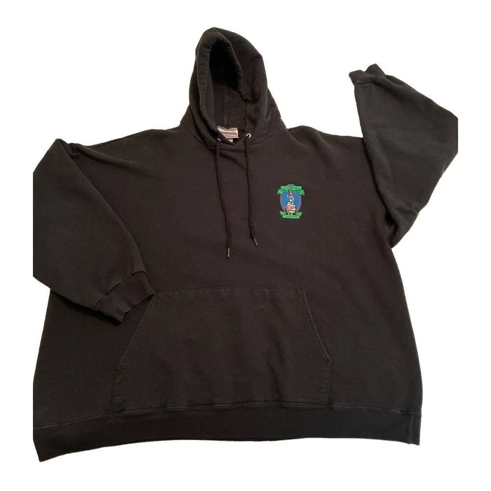 Rare Rogue Oregon Brewery Dead Guy Ale Pullover Hoodie Black Size 2XL